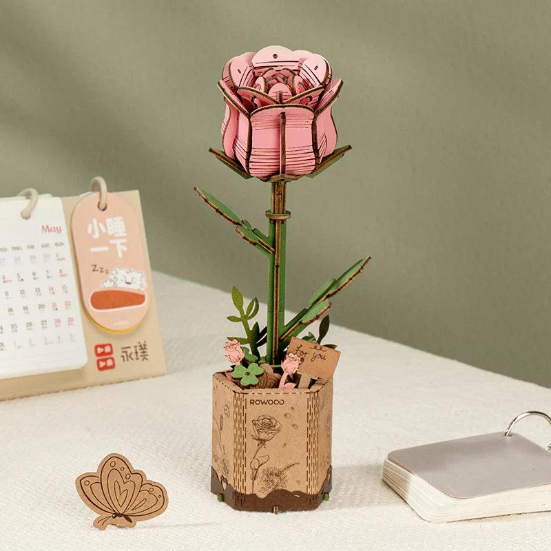 Eternal Bloom 3D Wooden Puzzle Bouquet