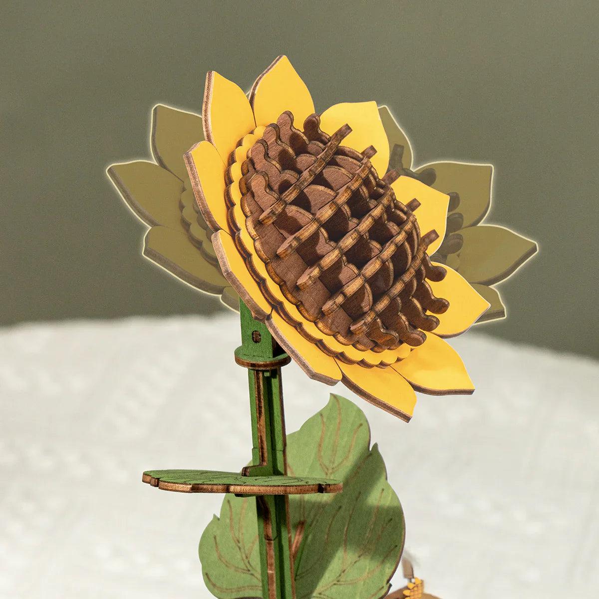 Eternal Bloom 3D Wooden Puzzle Bouquet