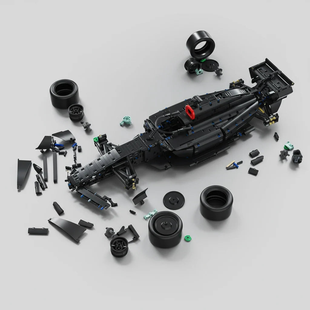 F1 Formula Racing Building Blocks 1:8 Kit
