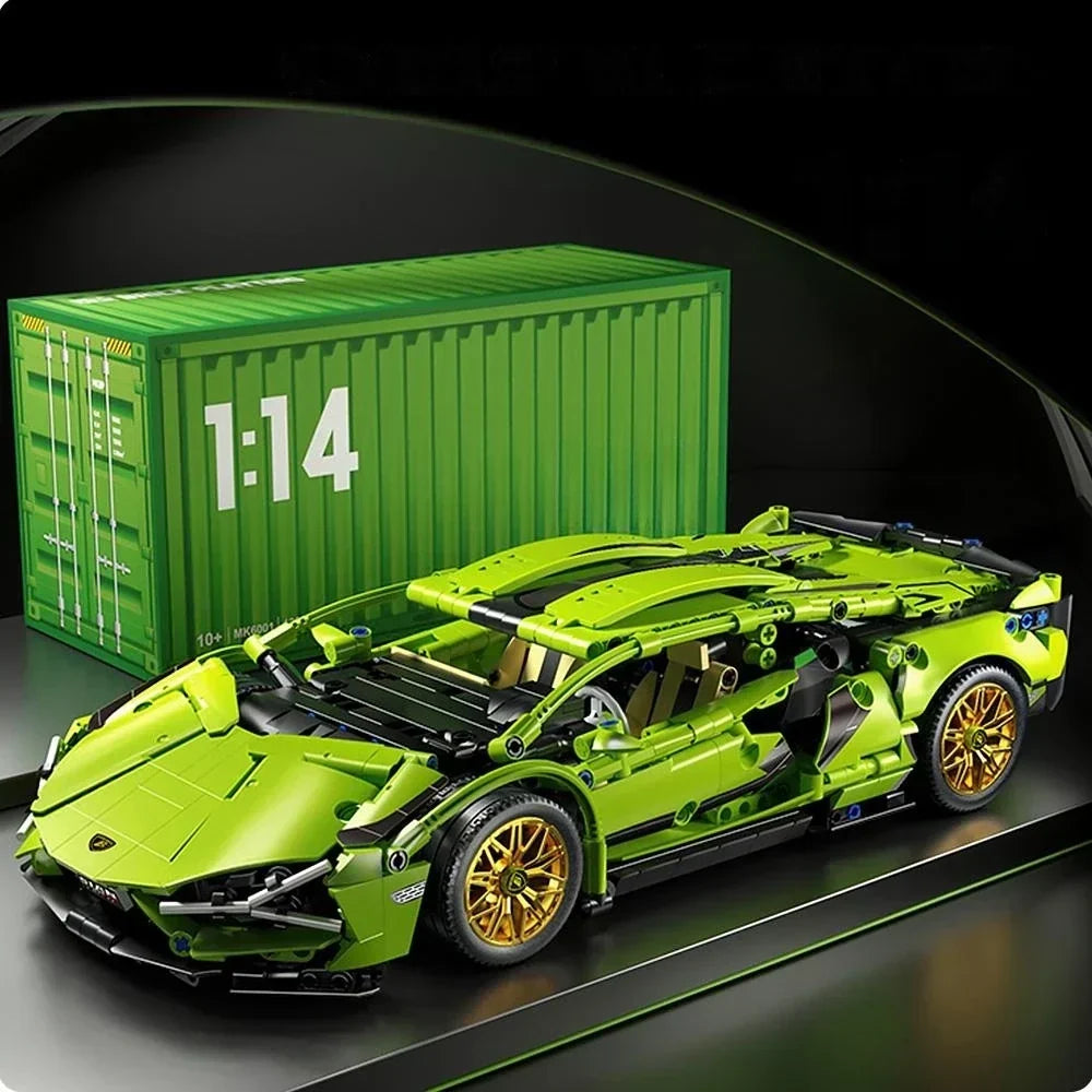 FK937 1:14 RC Supercar Building Blocks Kit