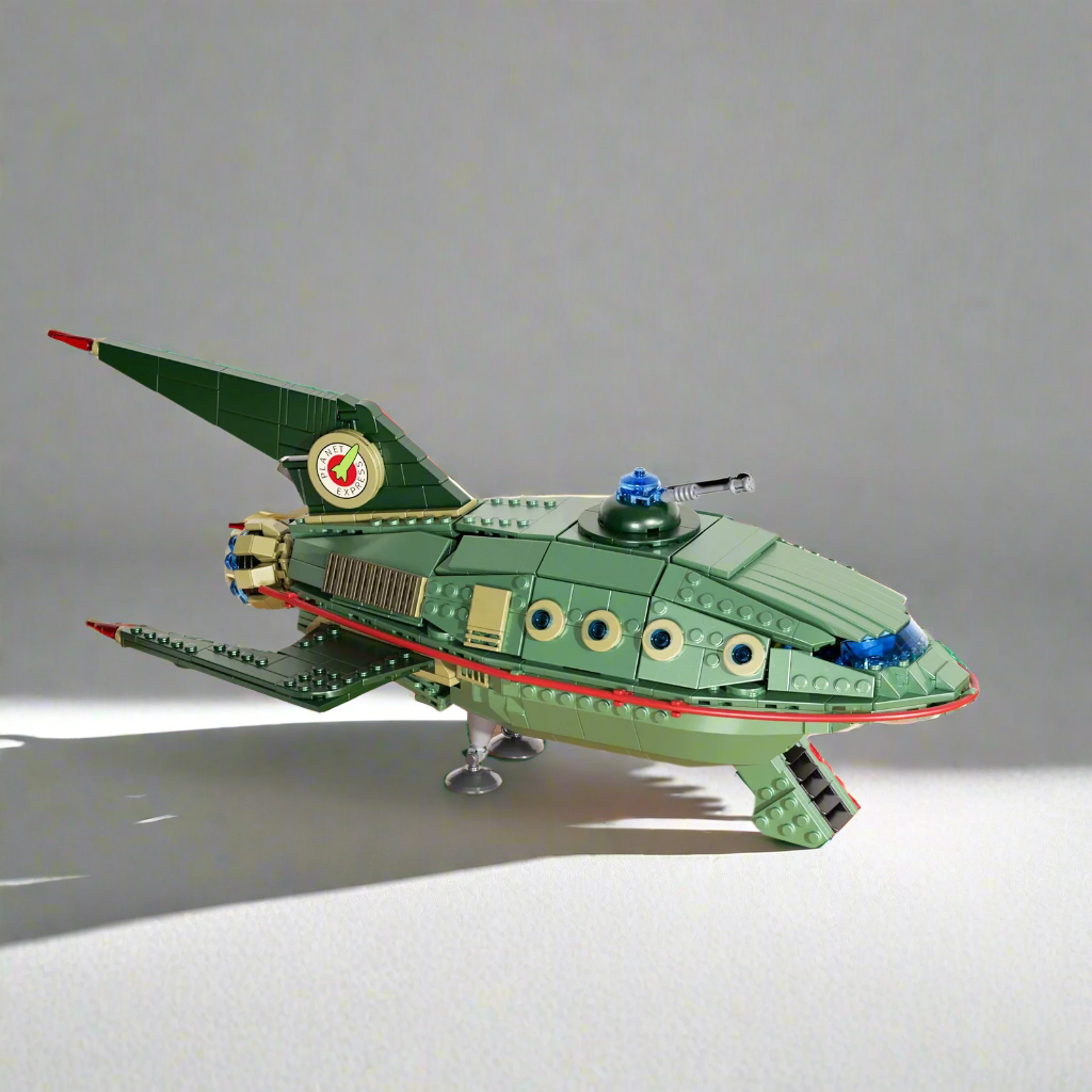 Galactic Express Spaceship Building Blocks Set