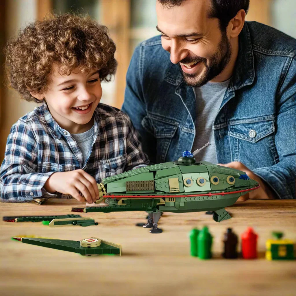 Galactic Express Spaceship Building Blocks Set