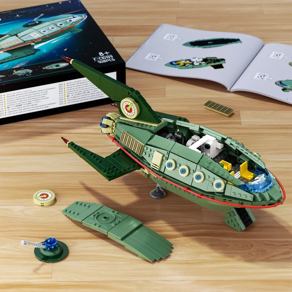 Galactic Express Spaceship Building Blocks Set