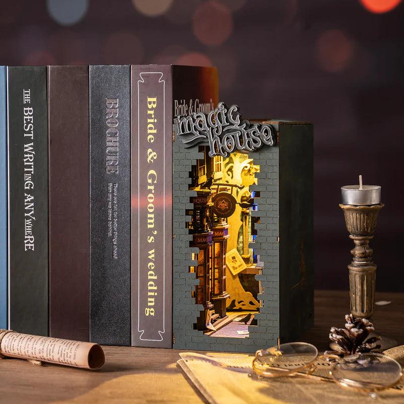 Magic House DIY Book Nook Kit with LED Light