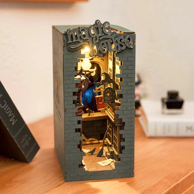 Magic House DIY Book Nook Kit with LED Light