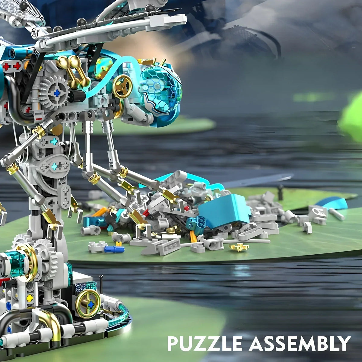 Mechanical Dragonfly Building Blocks Set