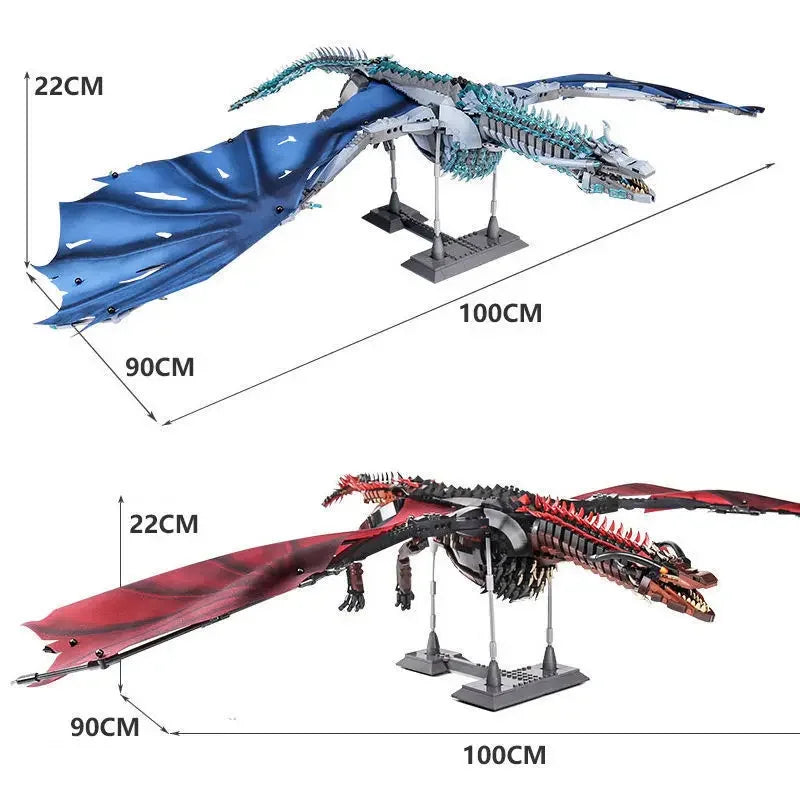 Mechanical Giant Dragon Building Blocks Set
