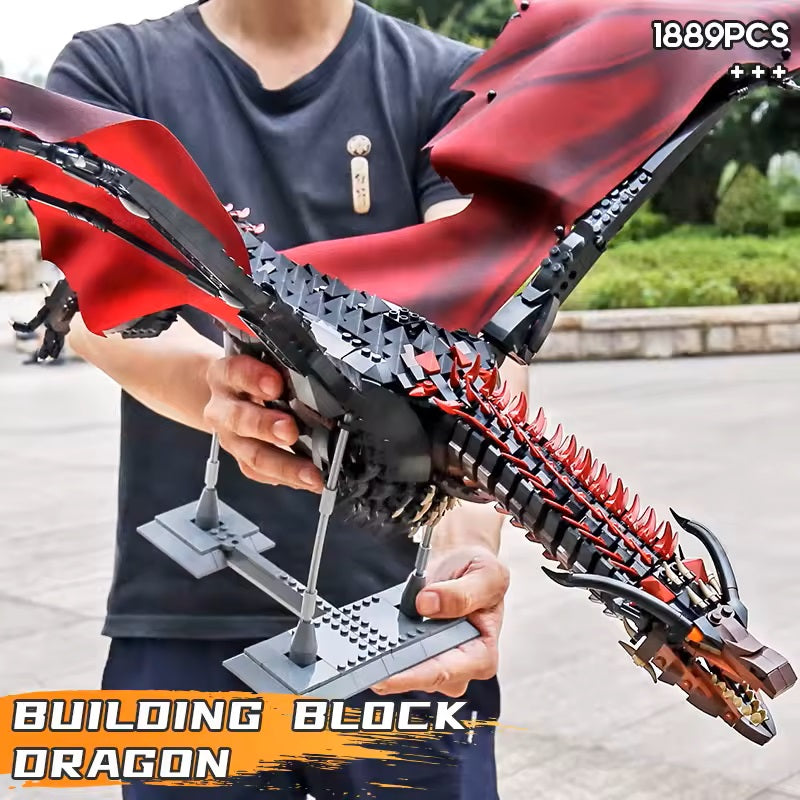 Mechanical Giant Dragon Building Blocks Set