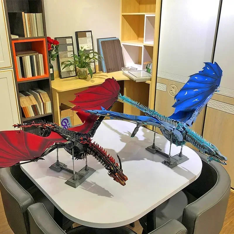 Mechanical Giant Dragon Building Blocks Set
