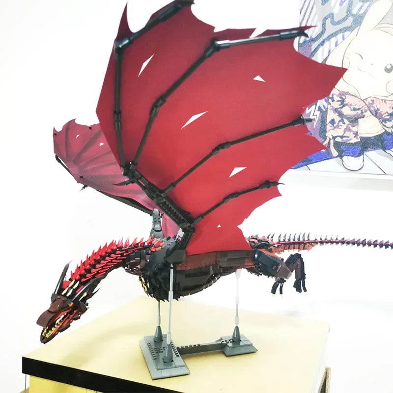 Mechanical Giant Dragon Building Blocks Set