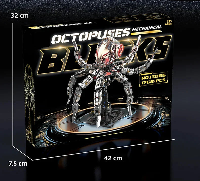 Mechanical Octopus Building Blocks Set