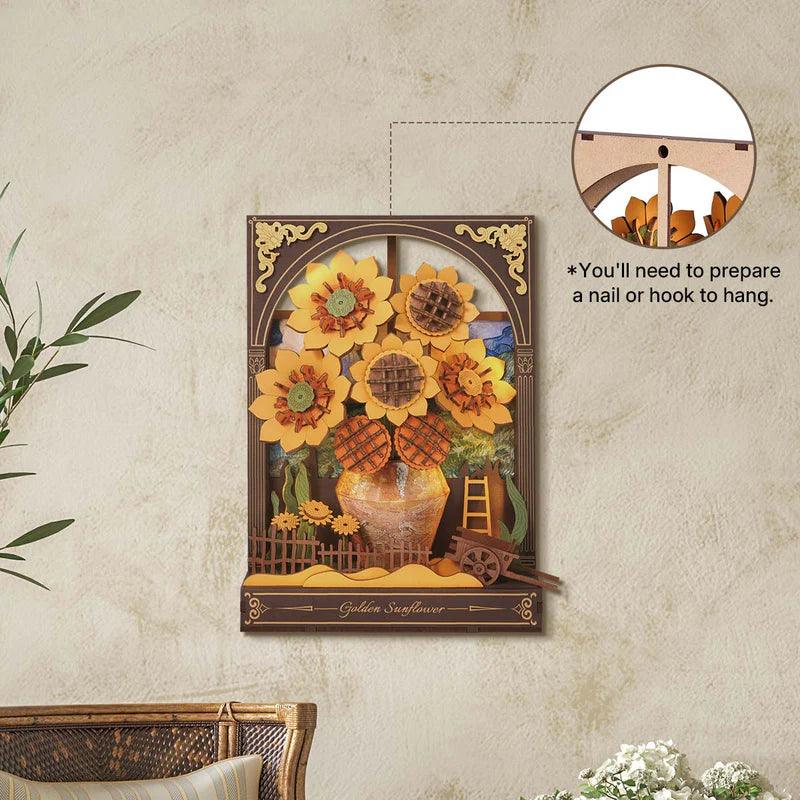 Monet's Garden 3D Wooden Puzzle with LED Lighting