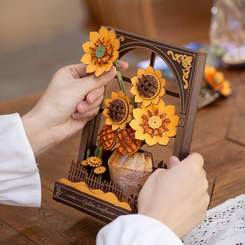 Monet's Garden 3D Wooden Puzzle with LED Lighting