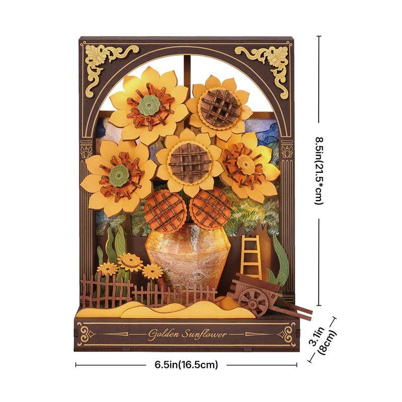 Monet's Garden 3D Wooden Puzzle with LED Lighting