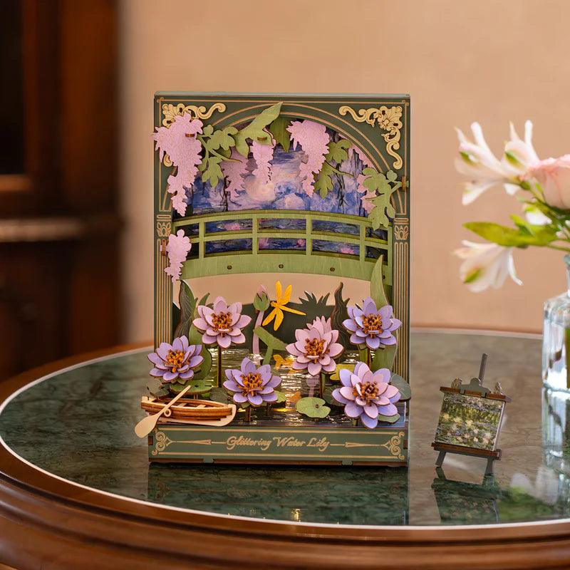 Monet's Garden 3D Wooden Puzzle with LED Lighting