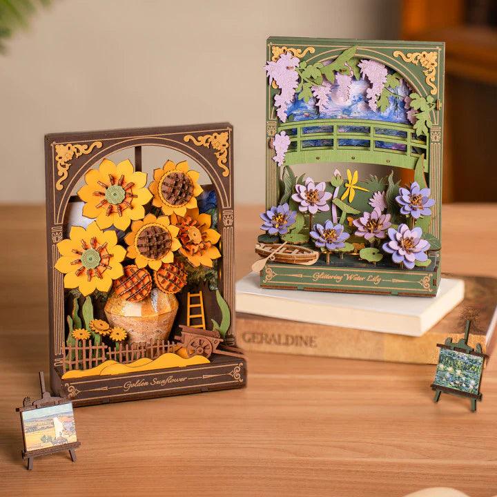 Monet's Garden 3D Wooden Puzzle with LED Lighting