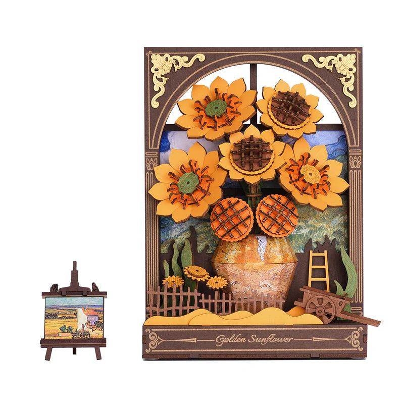 Monet's Garden 3D Wooden Puzzle with LED Lighting