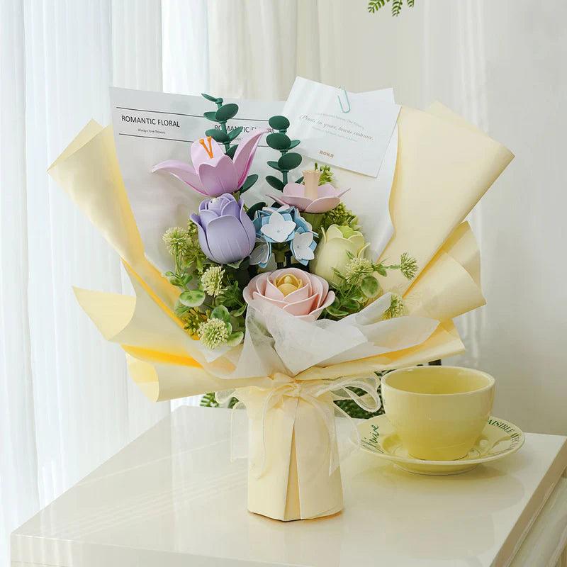 Romantic Floral Bouquet DIY 3D Puzzle