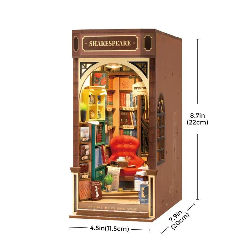 Shakespeare Bookstore DIY Book Nook Kit