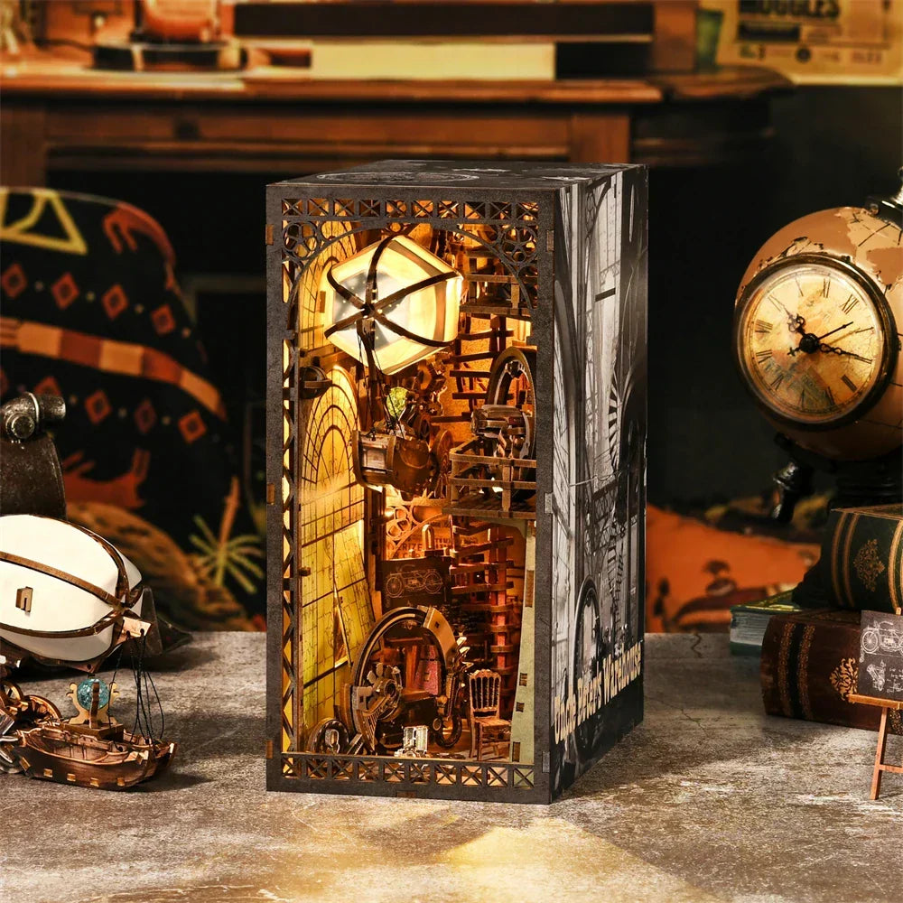 Uncle Peter's Steampunk Warehouse Book Nook