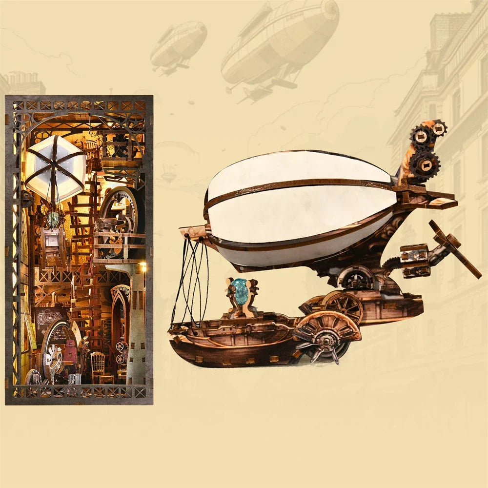 Uncle Peter's Steampunk Warehouse Book Nook