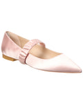 Stuart Weitzman Maxine Satin Ballet Flat