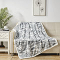 Luxury Home Alaska Sherpa Throw Blanket
