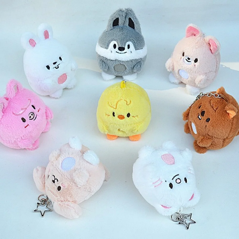 SKZOO Animal Friends Plush Keychain - Stray Kids merch