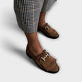 Flora | Classic Buckle Round-Toe Loafer