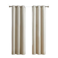 Thd Lawrence 100% Full Blackout Thermal Insulated Energy-Saving Grommet Curtain Panels (Set of 2)