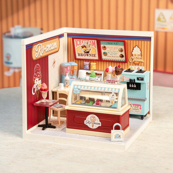 Robotime Rolife Flavorful Ice Cream DIY Miniature House DW018B