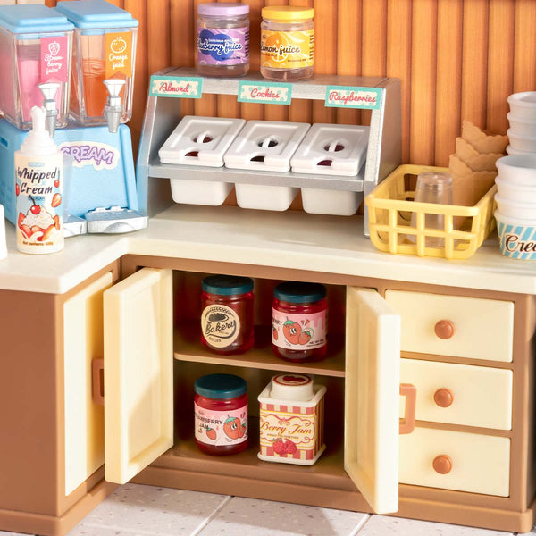 Robotime Rolife Flavorful Ice Cream DIY Miniature House DW018B