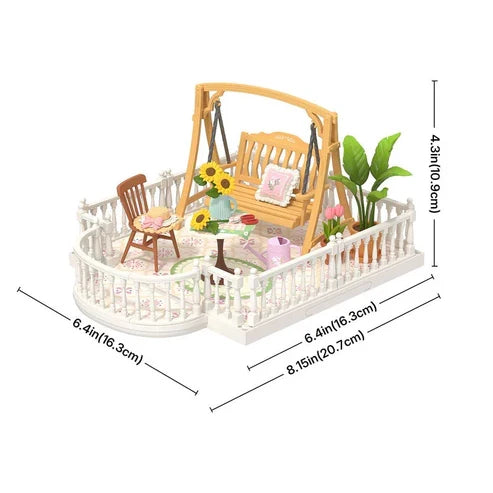 Robotime Rolife Super Creator Extension Pack – Sunny Break Terrace DWP08