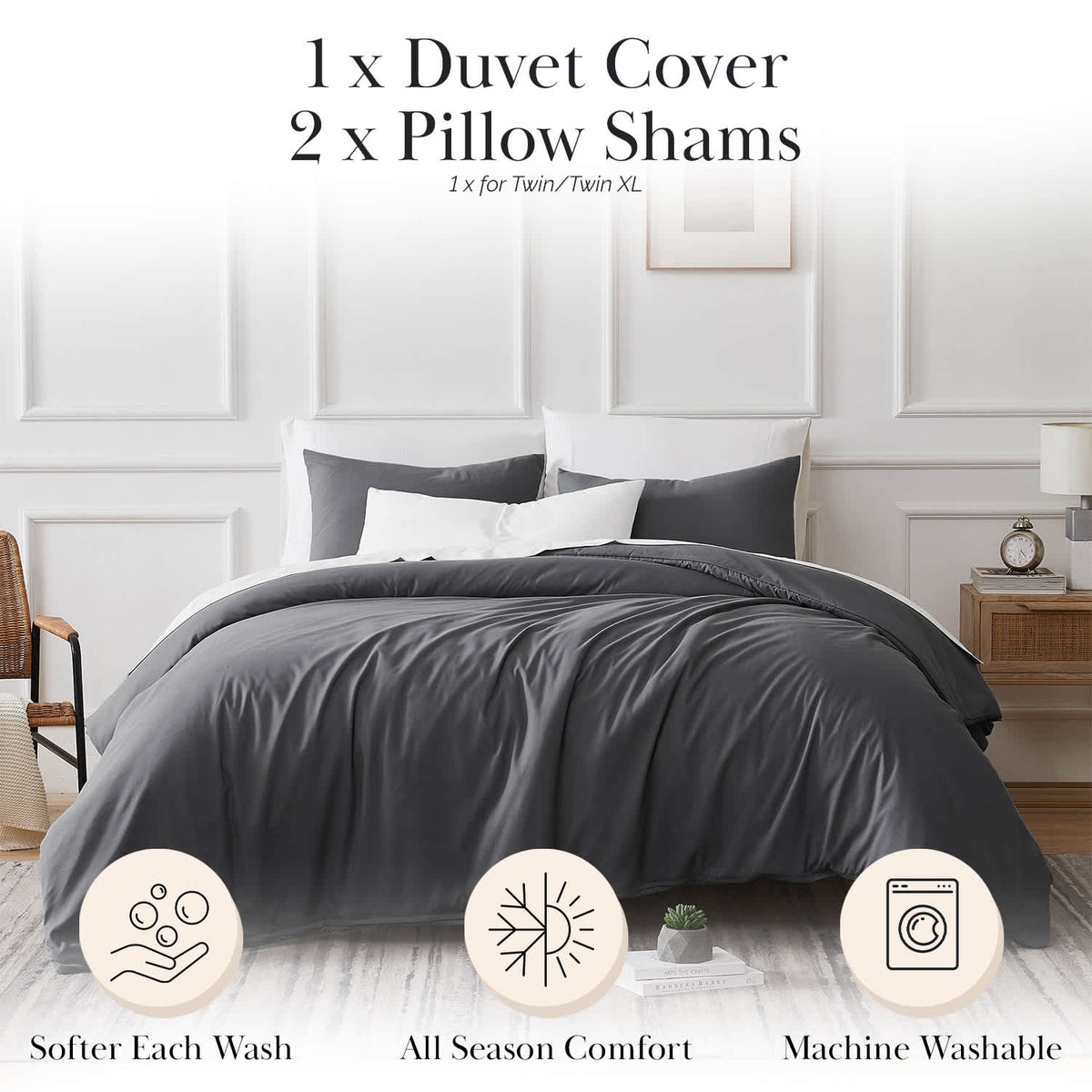 Southshore Fine Linens Vilano Duvet Cover Set