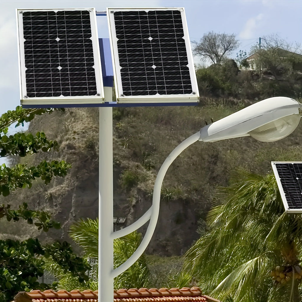 60-Watt Monocrystalline Solar Charging Kit with Green Controller and One- or Two-Panel Options
