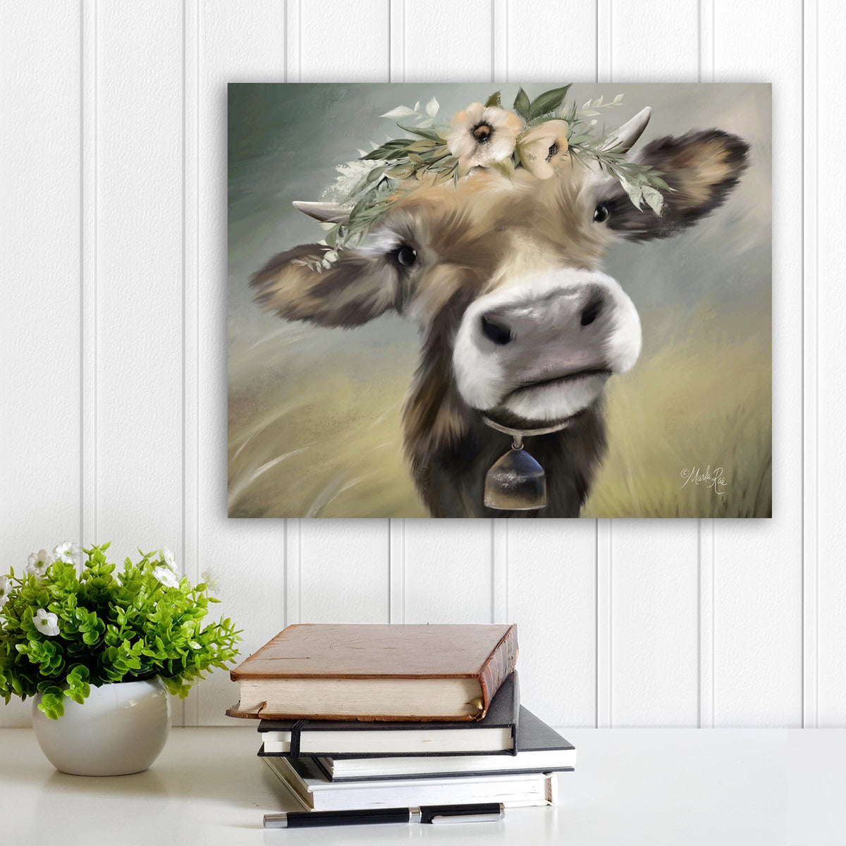 Moomoo Gallery-Wrapped Canvas Wall Art