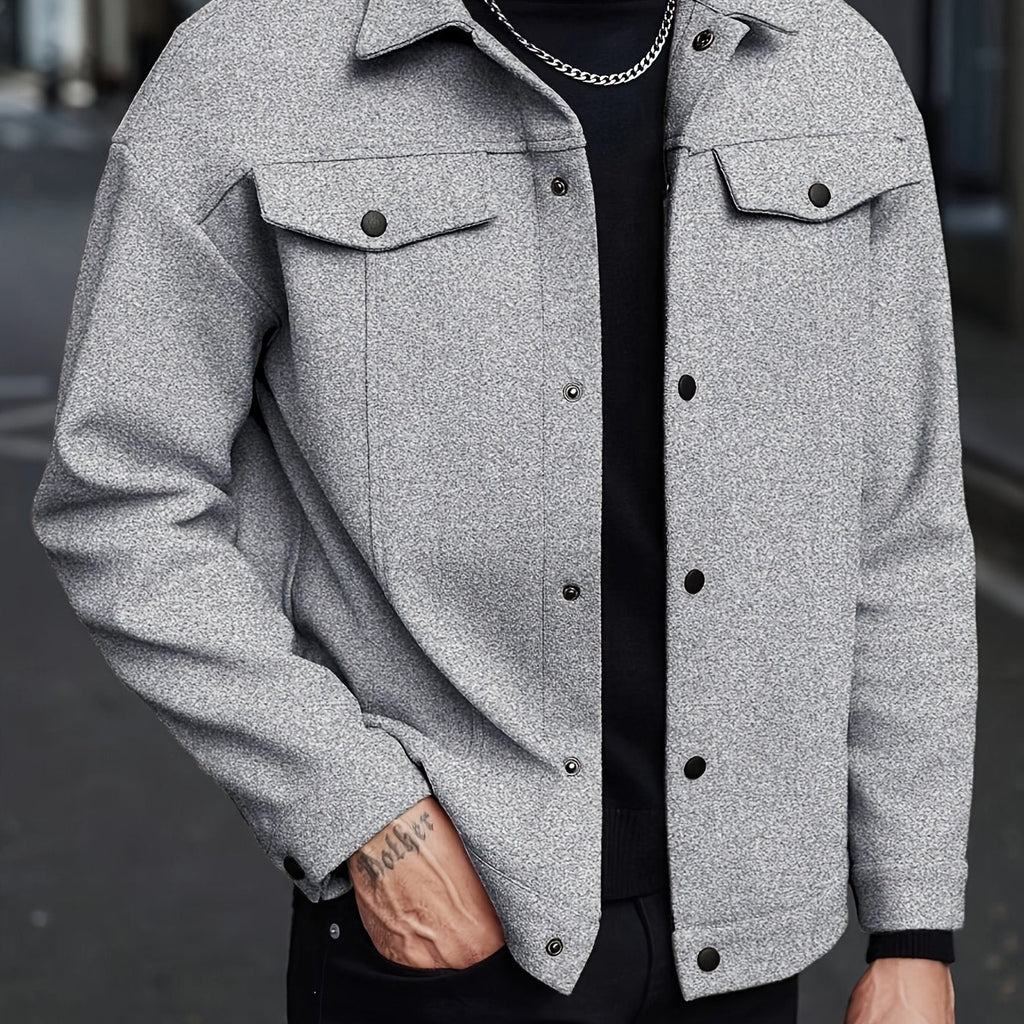 Roderick | Moderne Jacke mit Druckknöpfen