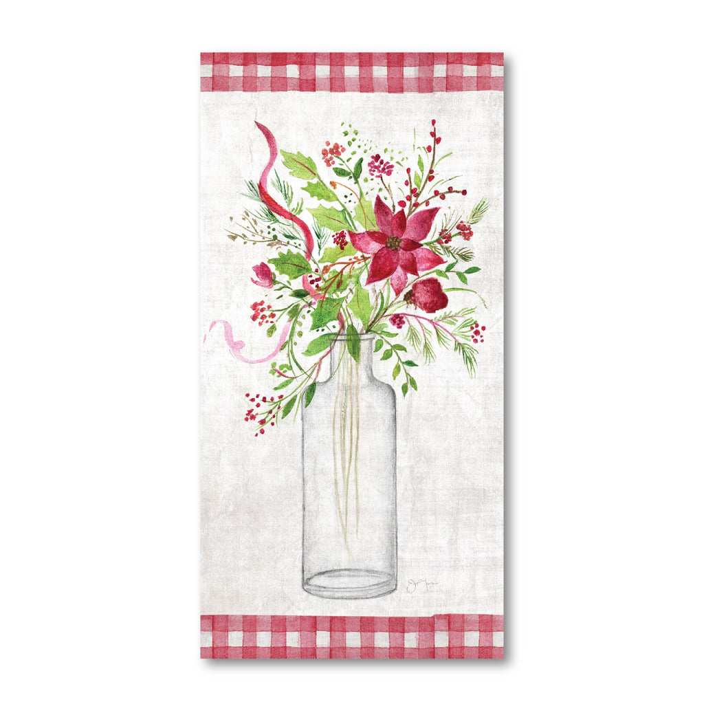 Holiday Flowers I Gallery-Wrapped Canvas Wall Art