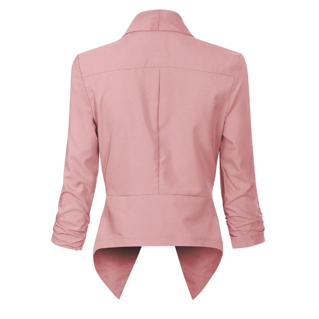 Beverly | Drapierter Blazer mit offener Front