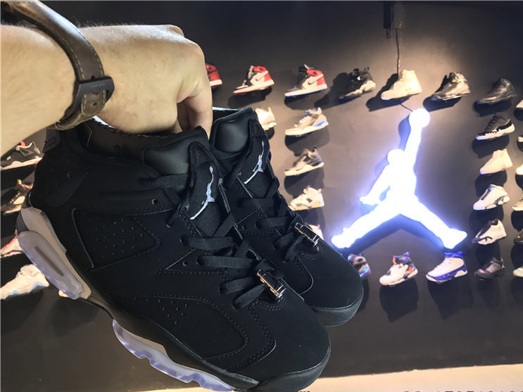 Air Jordan 6 Retro Black Metallic Silver – Black / Silver