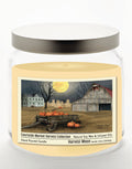 Harvest Moon 12.8 Oz Candle Glass Jar with Brushed Silver Metal Lid