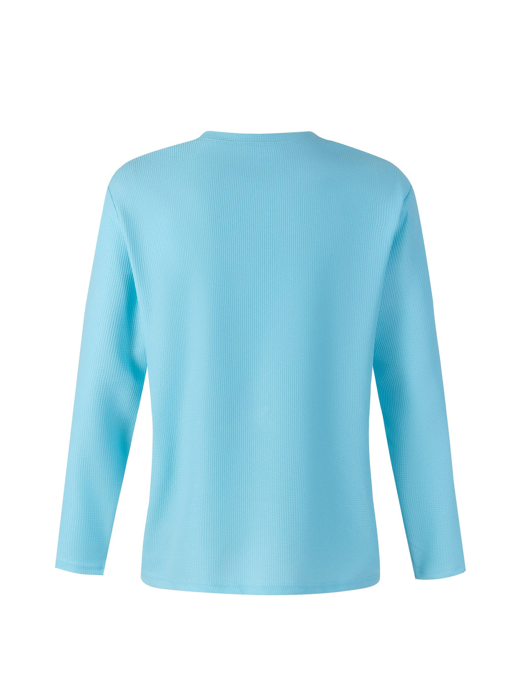 Frederick | Langarmshirt in strukturierter Waffelstrick-Optik