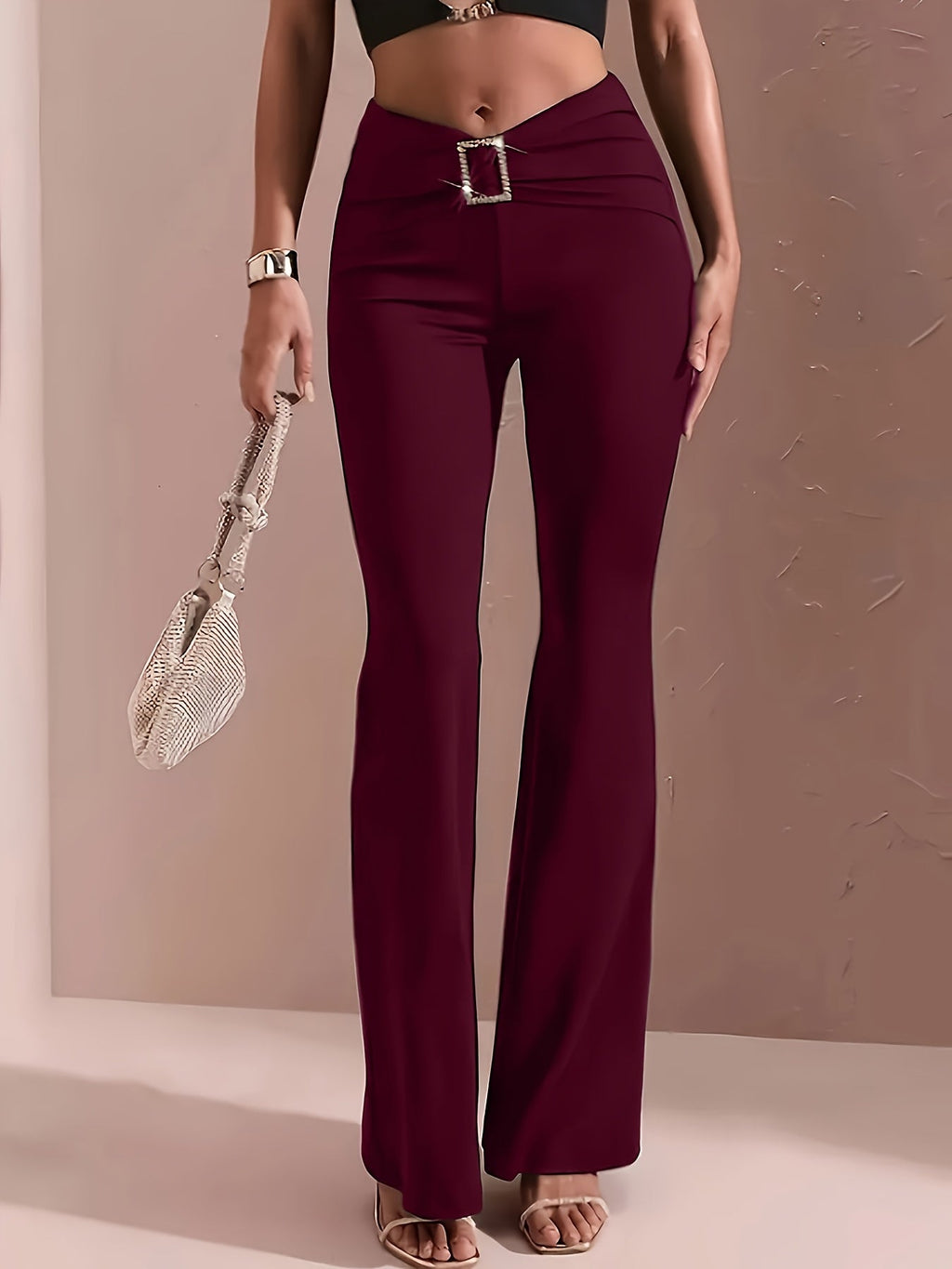 Emmeline | High-Waisted Flared Trousers