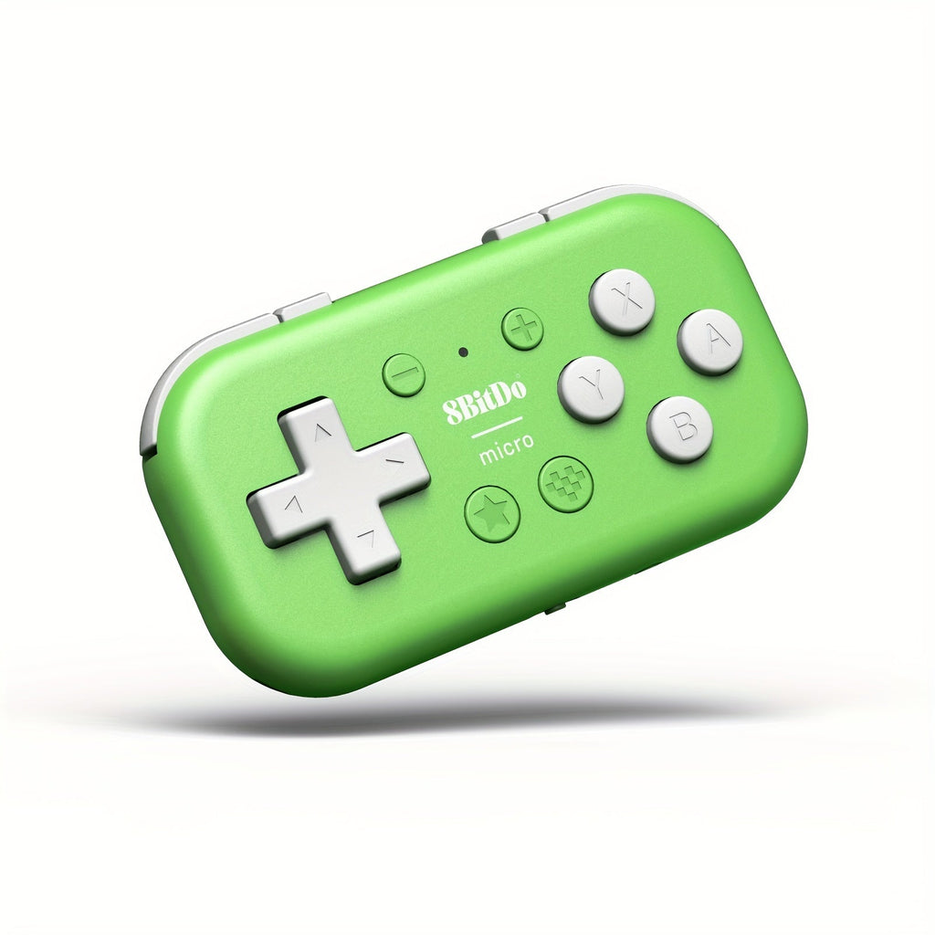 8BitDo Micro Bluetooth Gamepad Pocket Mini Controller for Nintendo Switch Android Raspberry Pi - Keyboard Mode Support Green