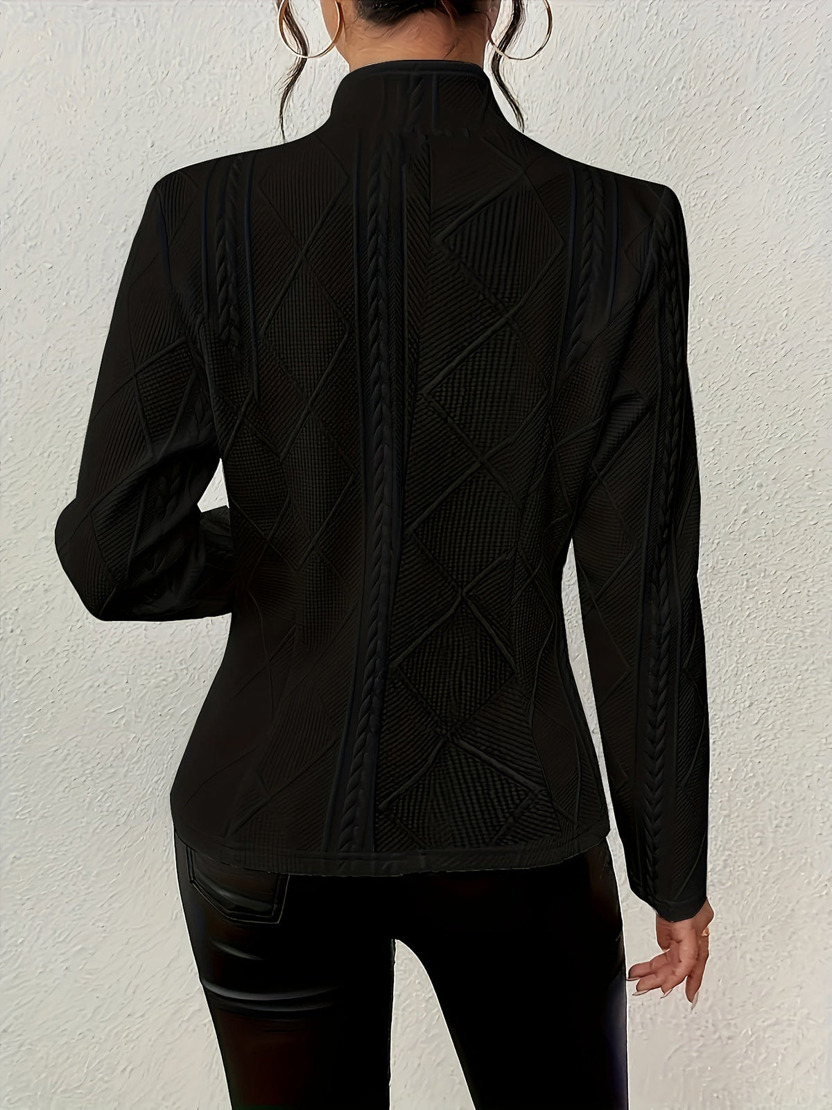 Delilah | Strukturierte, taillierte Jacke