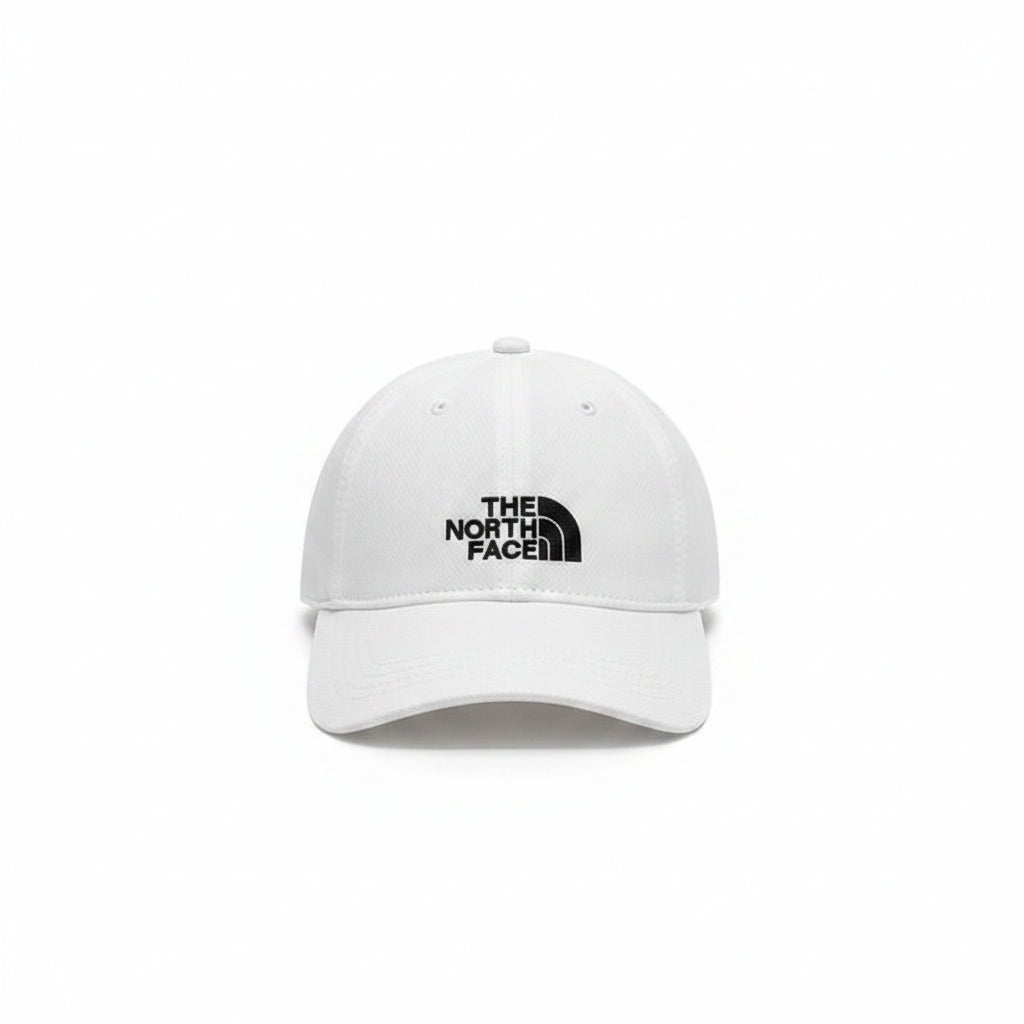 The North Face Classic Baseball Cap — White & Black