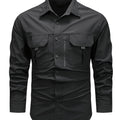Hollis | Utility-Langarm-Cargoshirt