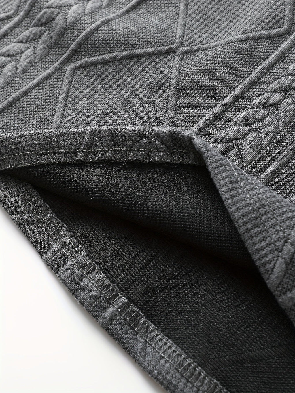 Clifford | Textured Knit-Look Long Sleeve Top