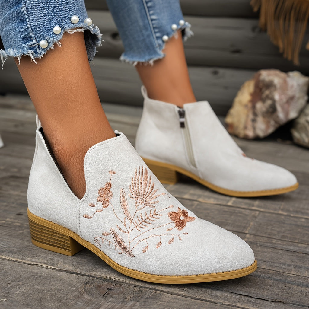 Josephine | Bestickte Stiefeletten