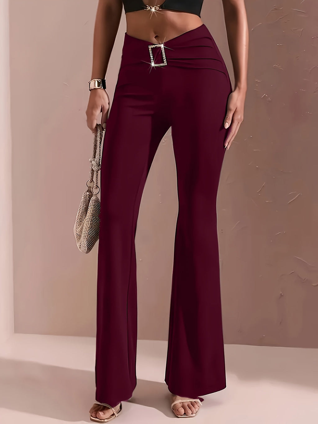 Emmeline | High-Waisted Flared Trousers